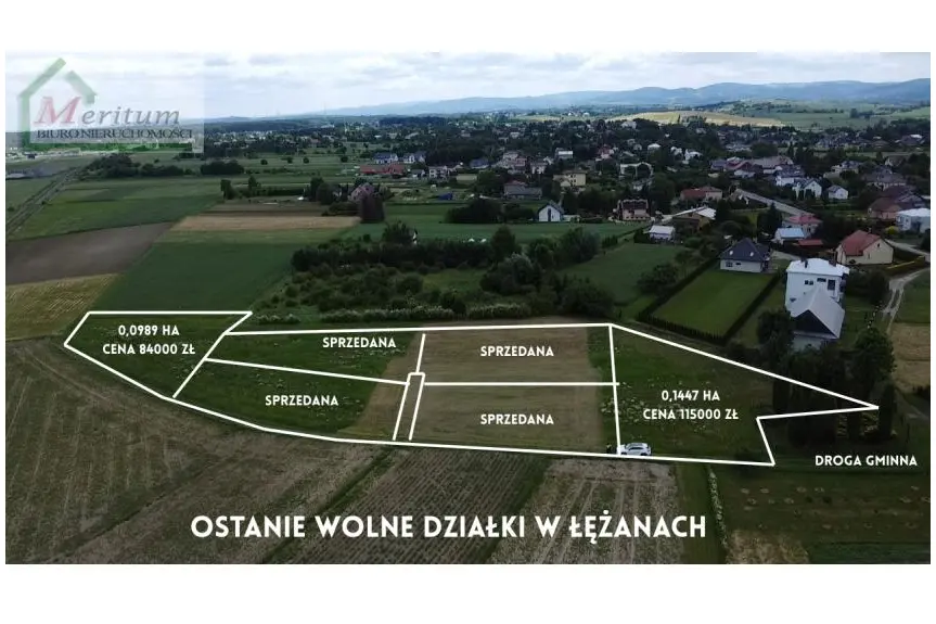 podkarpackie, krośnieński, Miejsce Piastowe, Łężany, OSTATNIE DZIAŁKI W ŁĘŻANACH!